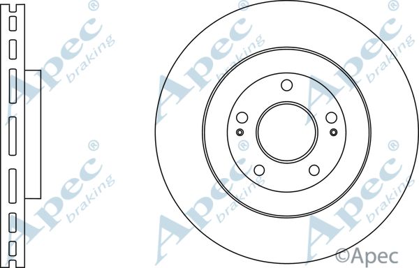 APEC BRAKING Bremžu diski DSK2922